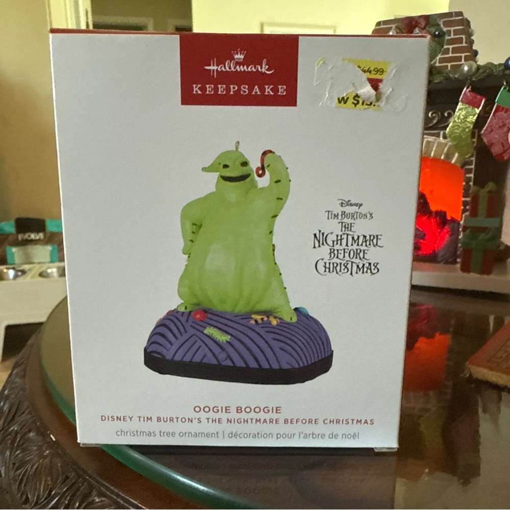 Hallmark Green and Purple Oogie Boogie Ornament large ornament $45 msrp